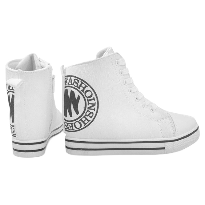 Módní tenisky LT1608 bílé bílý 1