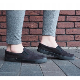 Nazouvací tenisky Slip On SNK18 černé černý 1