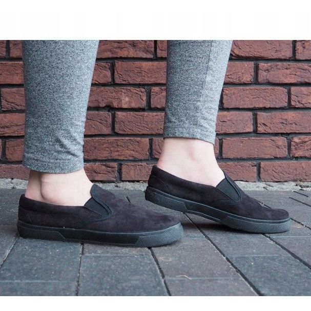 Nazouvací tenisky Slip On SNK18 černé černý 1