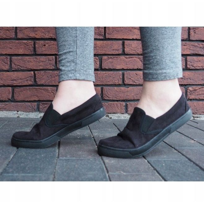 Nazouvací tenisky Slip On SNK18 černé černý 2