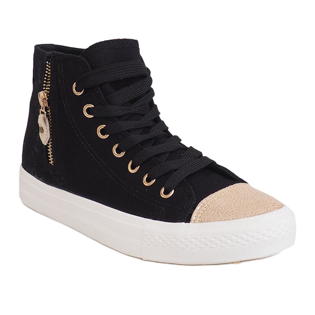 Vysoké posuvné tenisky Tenisky H-11 černé bílý 2