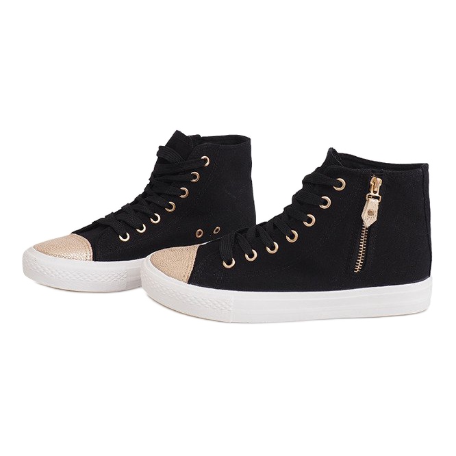 Vysoké posuvné tenisky Tenisky H-11 černé bílý 1