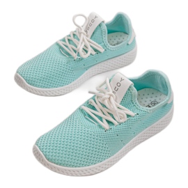 Zelená nazouvací sportovní obuv H935-6 1