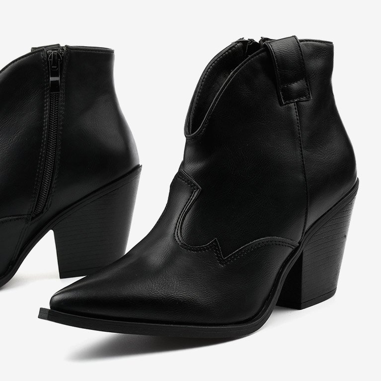 Černé dámské kovbojské boty Pretender černá 1