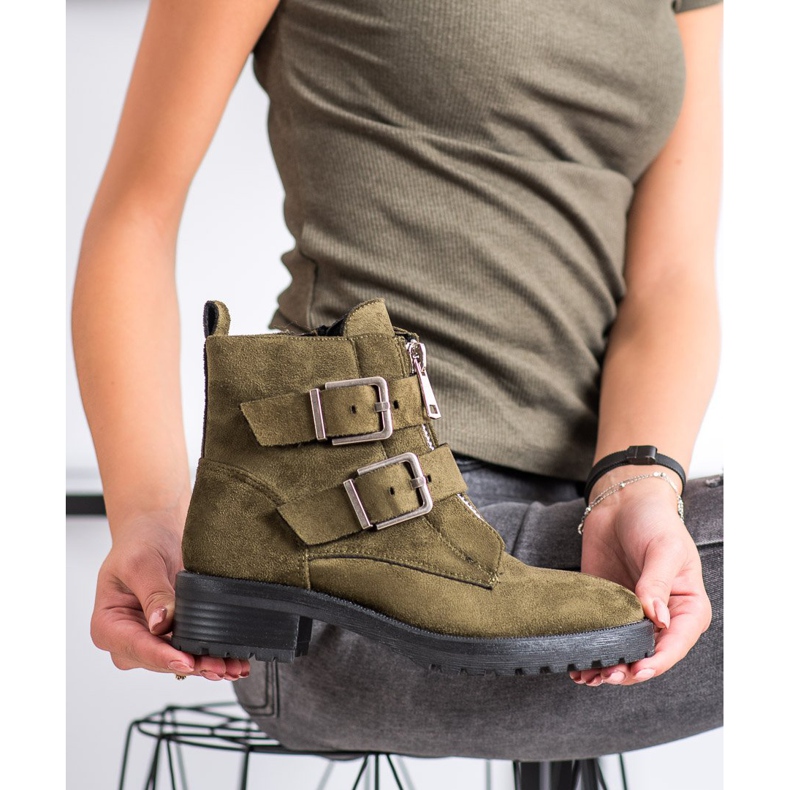 Corina Příležitostní pracovníci khaki zelená 2