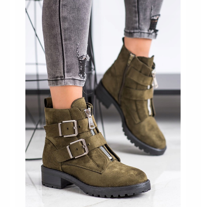 Corina Příležitostní pracovníci khaki zelená 1