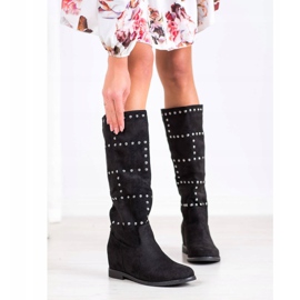 Seastar Nazouvací boty na klínku černý 1