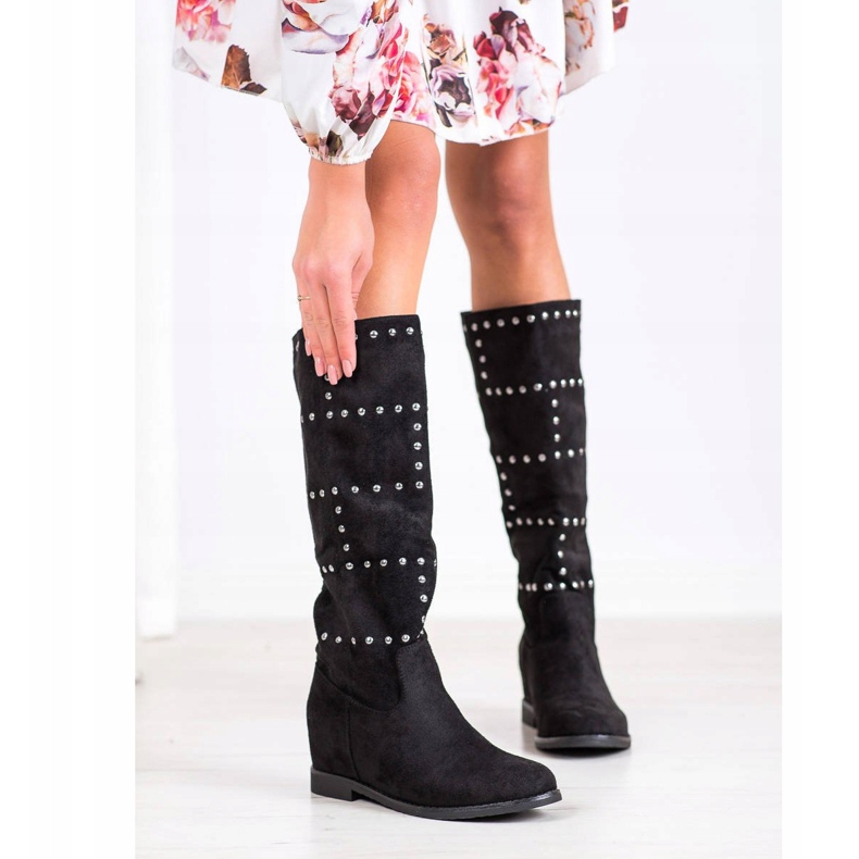 Seastar Nazouvací boty na klínku černá 1