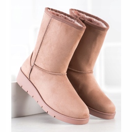 Kylie Vysoká Mukluki béžový 1