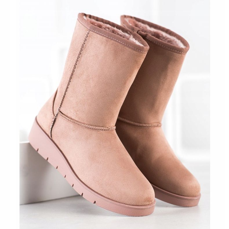 Kylie Vysoká Mukluki béžový 1