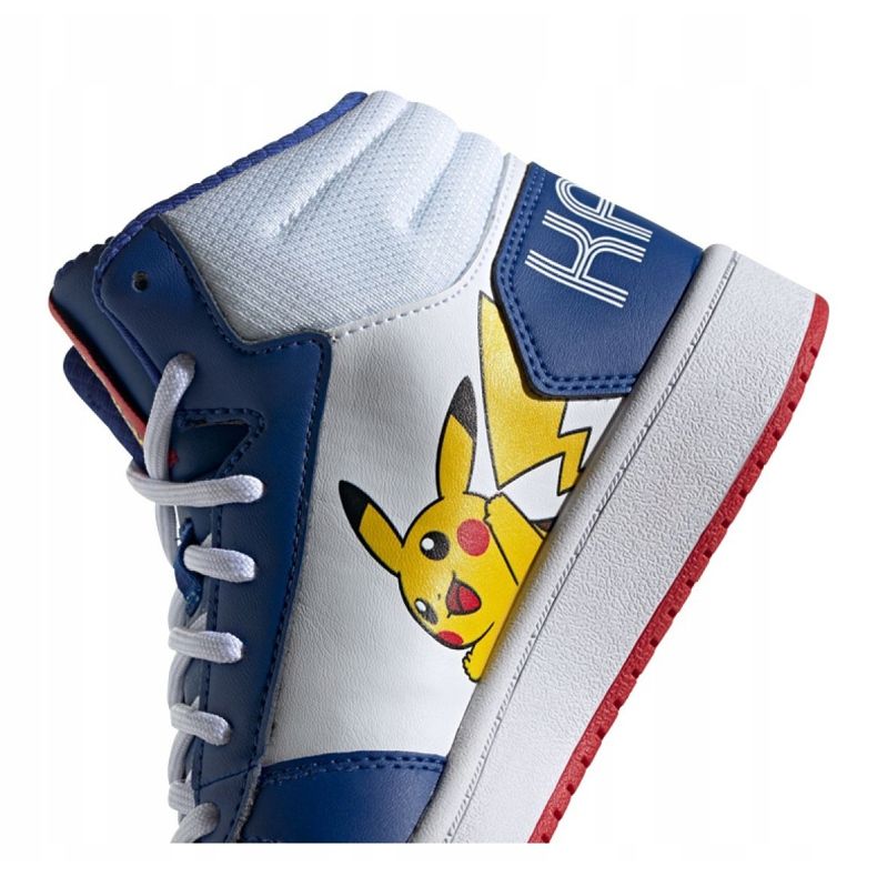 Boty Adidas Hoops Mid 2.0 Jr FW3167 bílý modrý 1