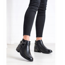 Anesia Paris Klasické boty se sponou černý 1