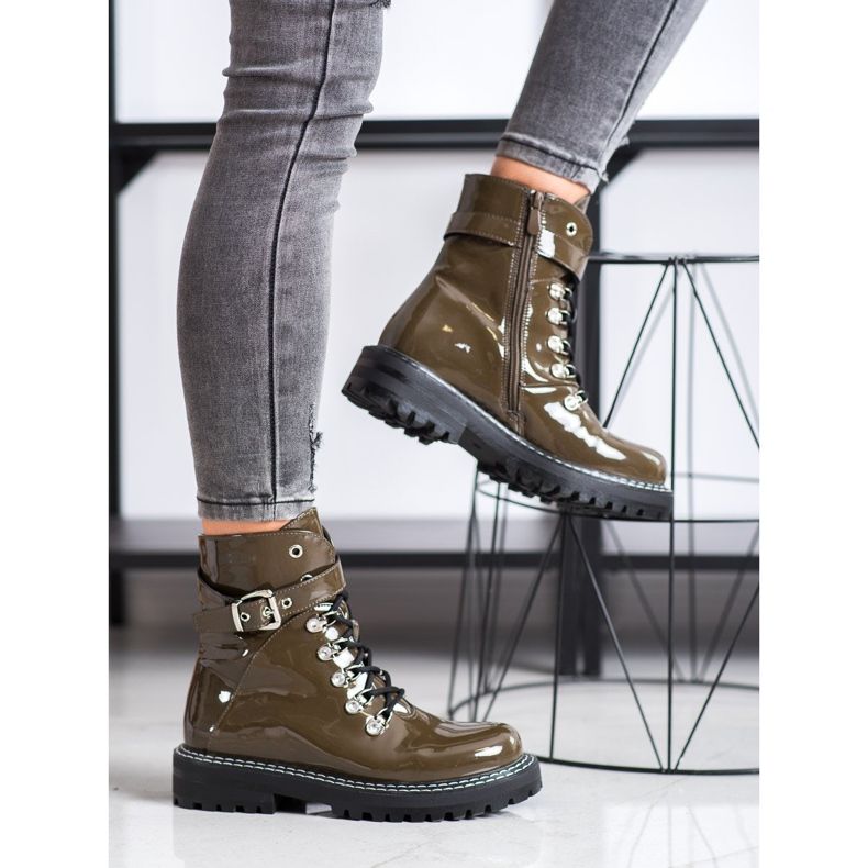 SDS Módní lakované lapače zelená 1