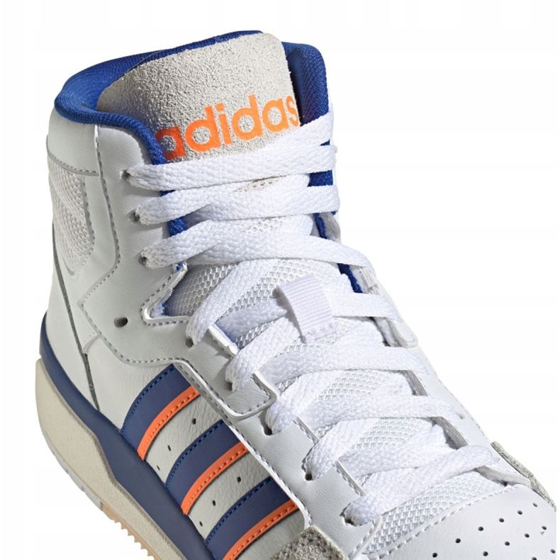 Boty Adidas Entrap Mid M FW3454 bílý modrý oranžový 2