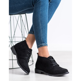 SHELOVET Černí brogues černá 1