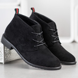 SHELOVET Černí brogues černá 2