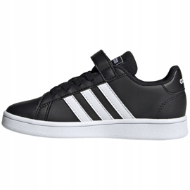 Boty adidas Grand Court C Jr EF0108 bílý černá 2