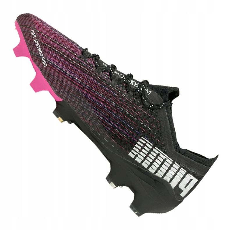 Kopačky Puma Ultra 1.1 Fg M 106044-03 černá, černá, růžová černý 1