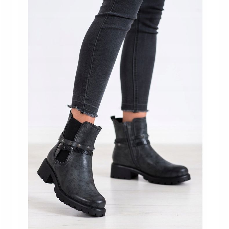 Super Me Pracovníci ekologické kůže černá 1