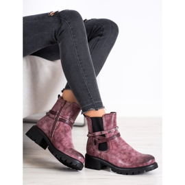 Super Me Pracovníci ekologické kůže růžový 2