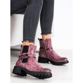 Super Me Pracovníci ekologické kůže růžový 1