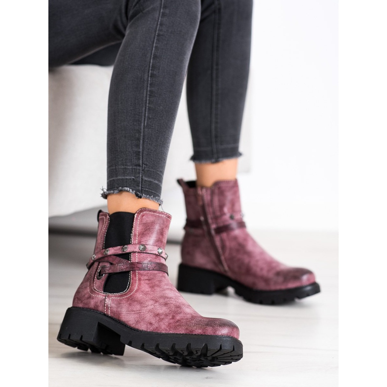 Super Me Pracovníci ekologické kůže růžový 1