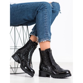 Super Me Workery Snake Print černá 2