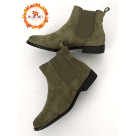 Zelené boty Chelsea pro ženy 8310 Green zelený 1