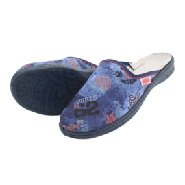 Barevné dětské boty Befado 707Y415 červený modrý 4