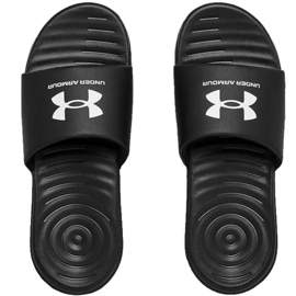 Pánské pantofle Under Armour Ansa Fix Sl černé a bílé 3023 761 004 černý černý 1