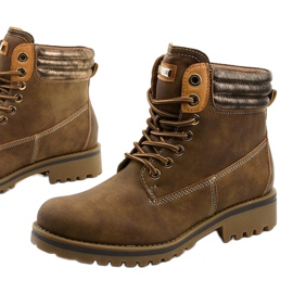 Khaki šněrovací boty s podšívkou Halitta 1 Khaki šněrovací boty s podšívkou Halitta 1