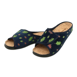 Dámská obuv Inblu 155D115 námořnická modrá zelená 3