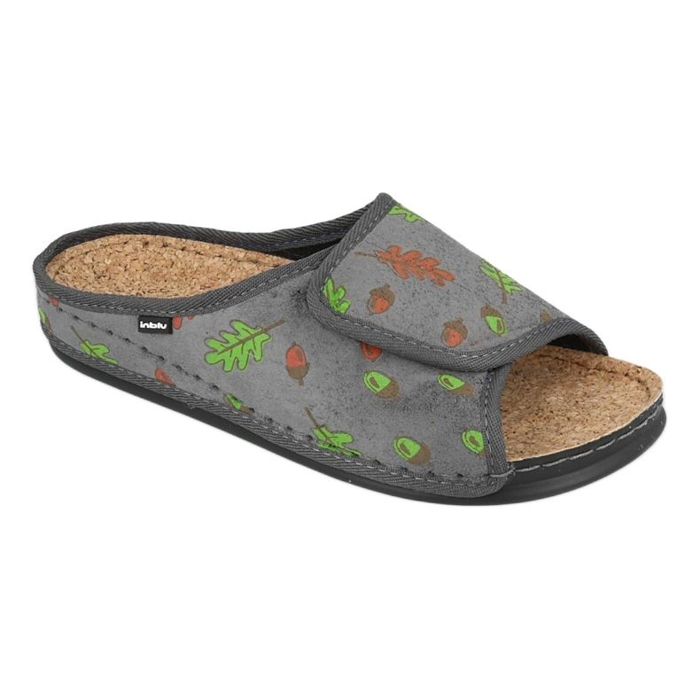 Dámská obuv Inblu 155D116 šedá vícebarevný zelená 1 Dámská obuv Inblu 155D116 šedá vícebarevný zelená 1