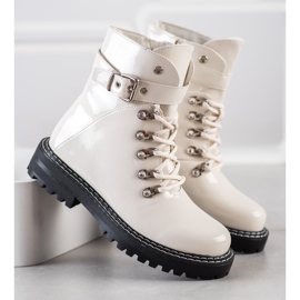 SDS Módní lakované lapače bílý 2