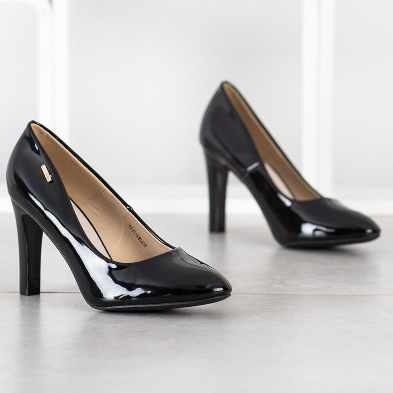 Goodin Lodičky na vysokém podpatku černý 1