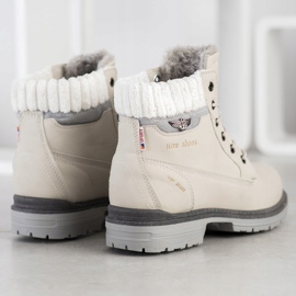 SHELOVET Nové boty na turistiku béžový 1