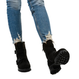 Černé dámské zateplené boty od Irinrahne černý 1