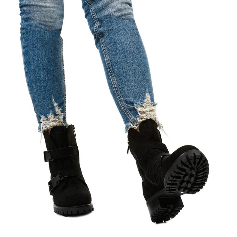 Černé dámské zateplené boty od Irinrahne černá 1