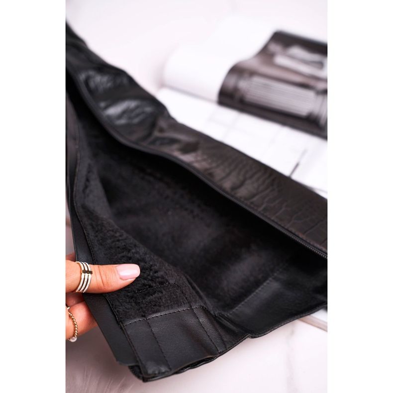 HAN Dámské boty na podpatku černé Vyšší černá 3