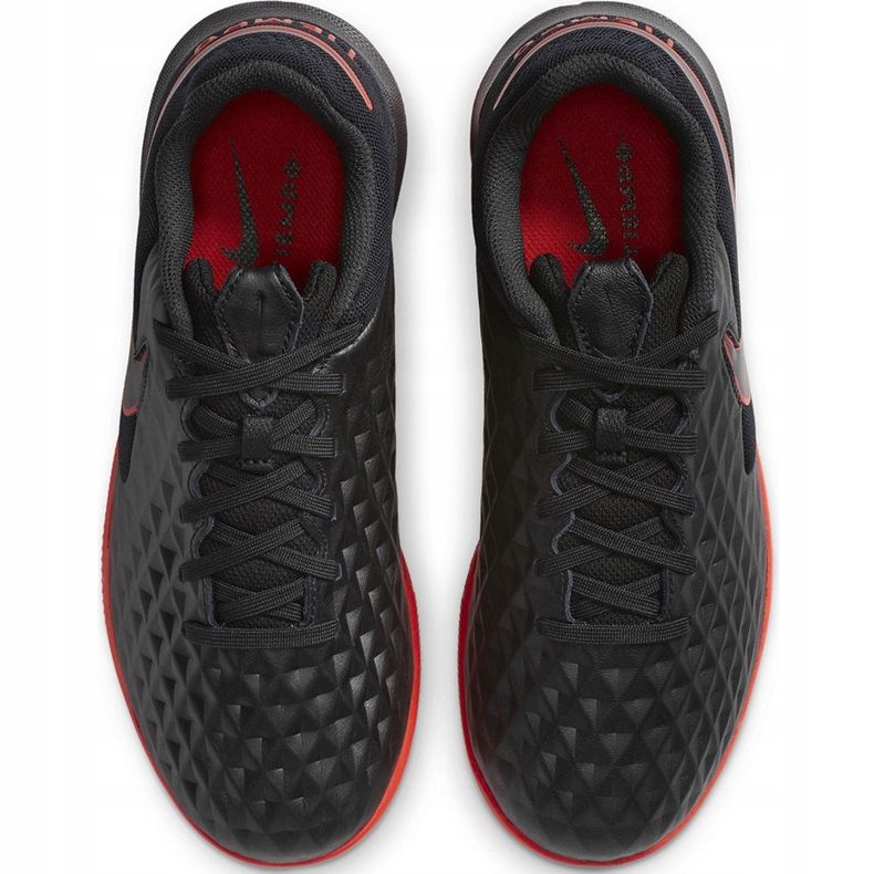 Kopačky Nike Tiempo Legend 8 Academy Ic Junior AT5735 060 černá, červená černý 1