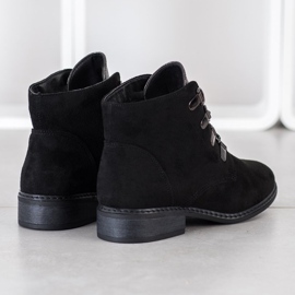 Goodin Elegantní šněrovací boty černý stříbro 1