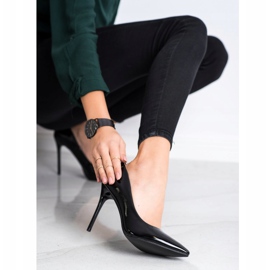 Goodin Módní vysoké podpatky černý 2