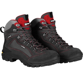 Trekové boty Alpinus Dragon High Tactical graphite-red GR43305 červené vícebarevný 1
