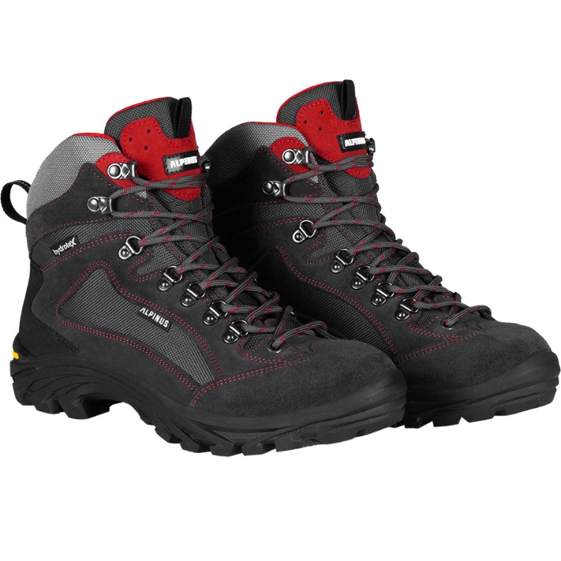 Trekové boty Alpinus Dragon High Tactical graphite-red GR43305 červené vícebarevný 1