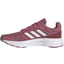 Dámské běžecké boty adidas Galaxy 5 burgundy FW6124 bílý červený 1