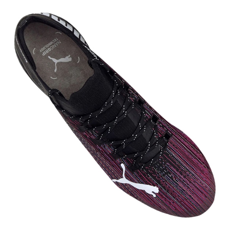 Kopačky Puma Ultra 1.1 Mx Sg M 106076-03 černá, černá, fialová černý 2
