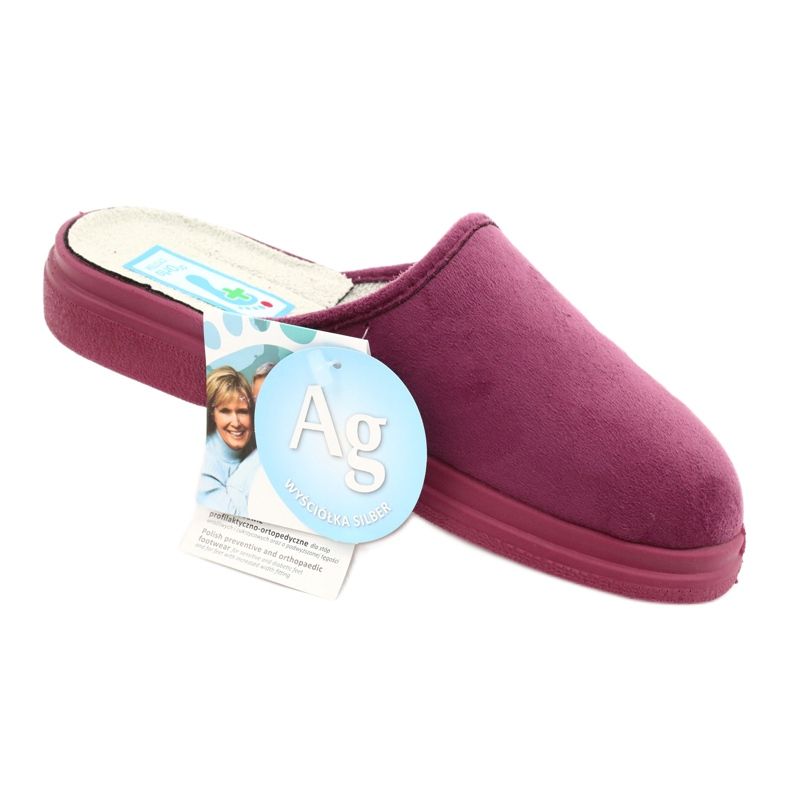 Befado dámské pantofle pu 132D014 růžové růžový 4