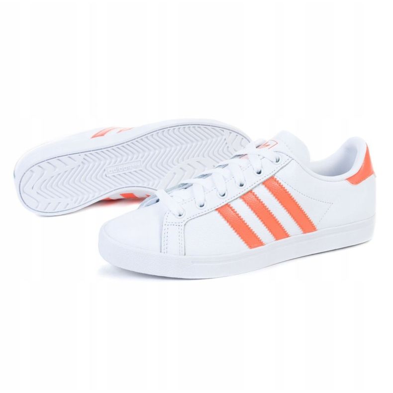 Boty adidas Coast Star W EE6202 bílý oranžový 1