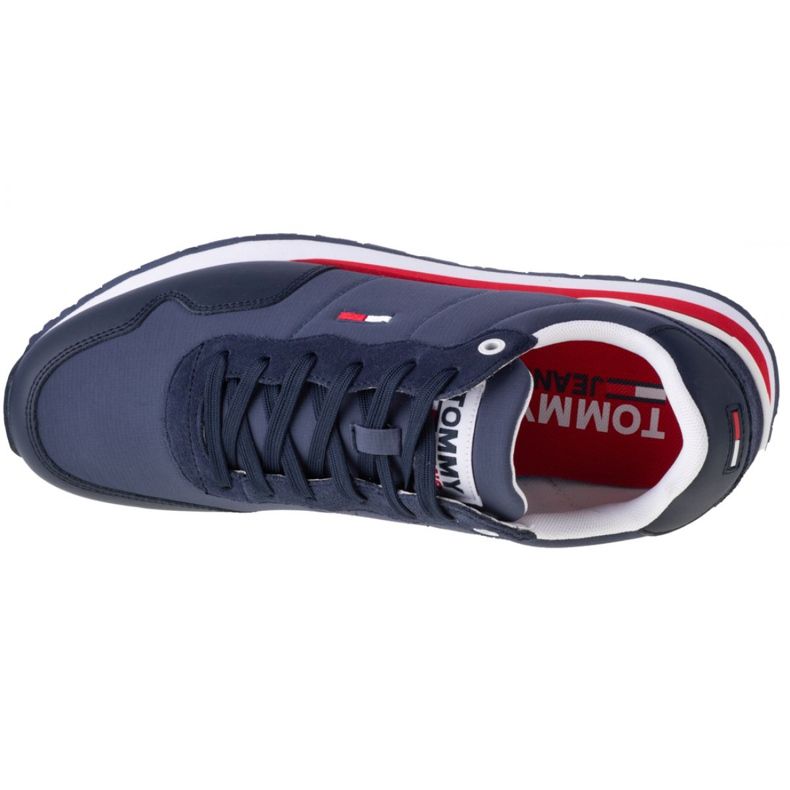Boty Tommy Hilfiger Jeans Lifestyle Mix Runner M EM0EM00578-C87 námořnická modř 2