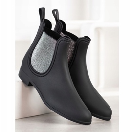 SHELOVET Stylové galoše černá 1